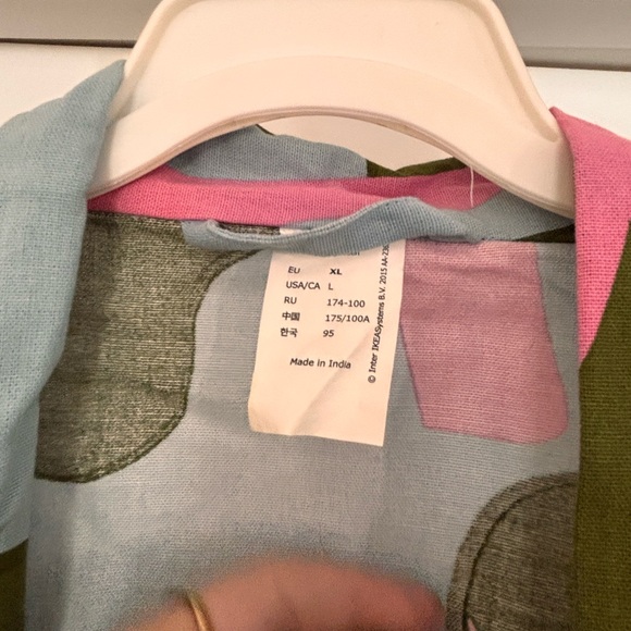 IKEA RUBARB Colorful Robe - Picture 3 of 4